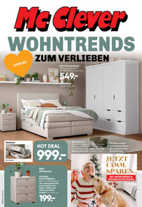 Mc Clever Prospekt - Wohntrends zum Verlieben