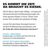 Kieser Training Prospekt Seite 2