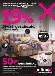 mömax Prospekt - bis zu 20% mit deinem Trendbonus sparen