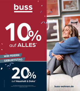 buss wohnen Prospekt - Wir feiern Geburtstag
