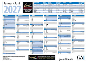 Tafelkalender GA Prospekt - Tafelkalender GA