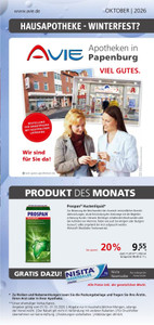 AVIE Prospekt - Avie Apotheken in Papenburg - Angebot Oktober 2026