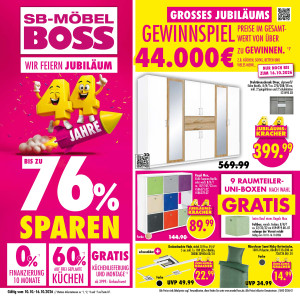 Möbel Boss Prospekt - Angebote ab 09.10.