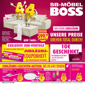 Möbel Boss Prospekt - Angebote ab 24.10.