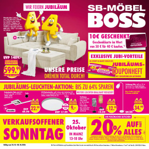 Möbel Boss Prospekt - Angebote ab 24.10.