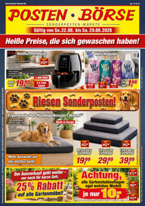 POSTEN-BÖRSE Prospekt - Heiße Preise, die sich gewaschen haben