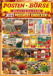 POSTEN-BÖRSE Prospekt - Angebote ab 17.10.