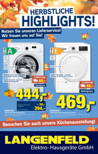 Langenfeld Elektro-Hausgeräte Prospekt - Angebote ab 05.10.