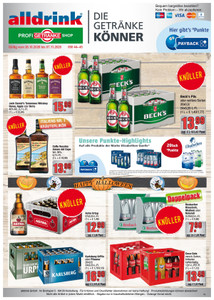 alldrink Prospekt - Angebote ab 26.10. - Seite 1