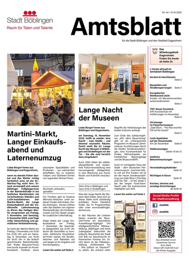 Böblingen 31.10.2025