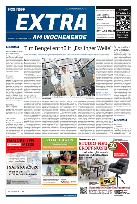 Extra am Wochenende Esslingen 26.09.2026