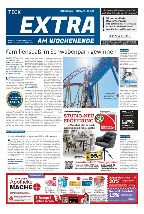 Extra am Wochenende Kirchheim 26.09.2026