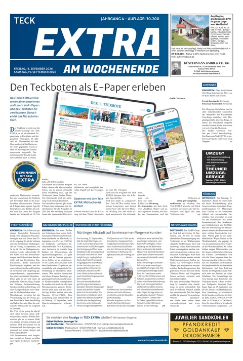 Extra am Wochenende Kirchheim 19.09.2026