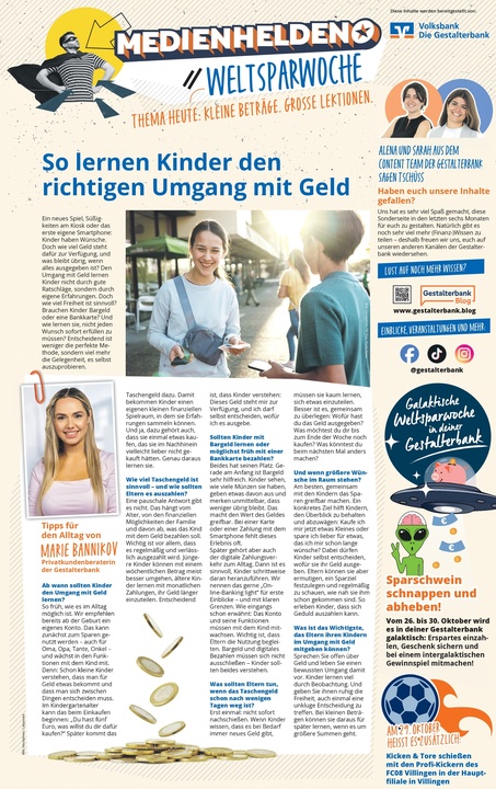 Medienhelden | Volksbank Villingen eG Villingen