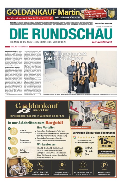 Die Rundschau 23.10.2026