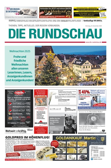 Die Rundschau 23.12.2025