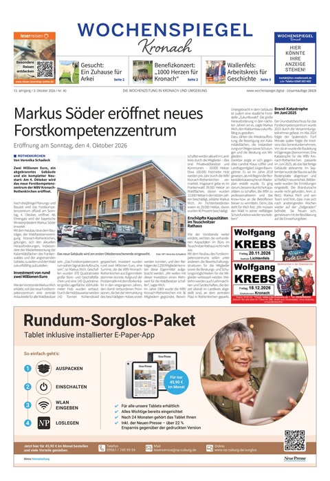 Wochenspiegel - Kronach