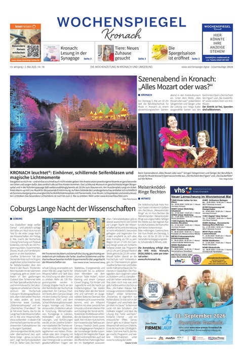 Wochenspiegel - Kronach