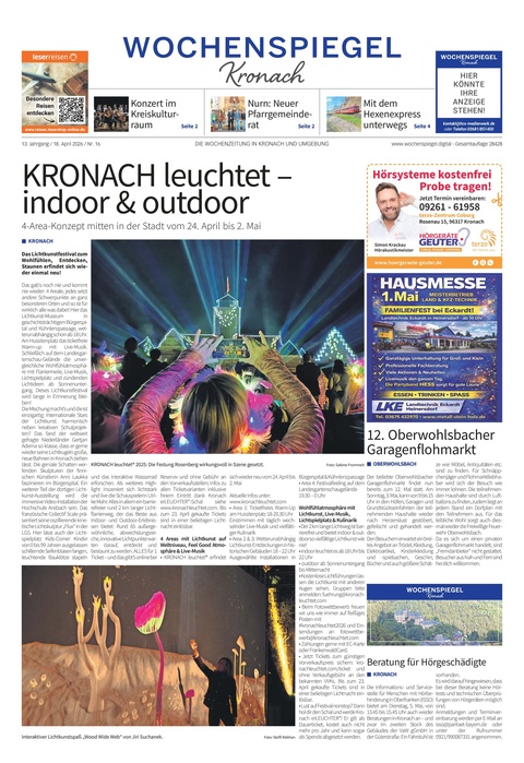 Wochenspiegel - Kronach