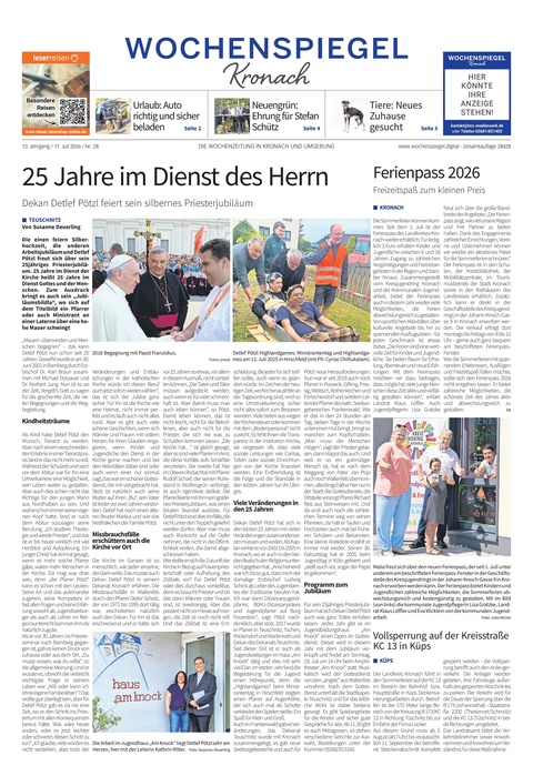 Wochenspiegel - Kronach