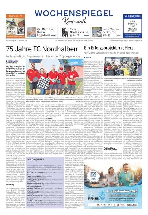 Wochenspiegel - Kronach